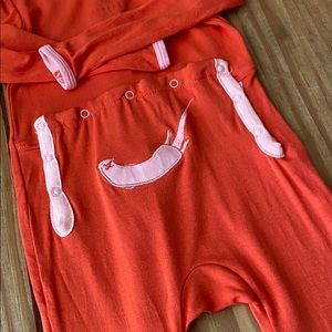 NWT Kickee Pants River Otter Appliqué Coverall